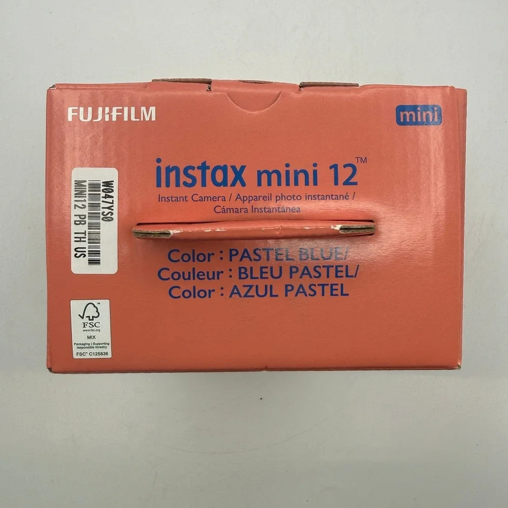 Fujifilm Instax Mini 12 Instant Camera Pastel Blue New W047YS0